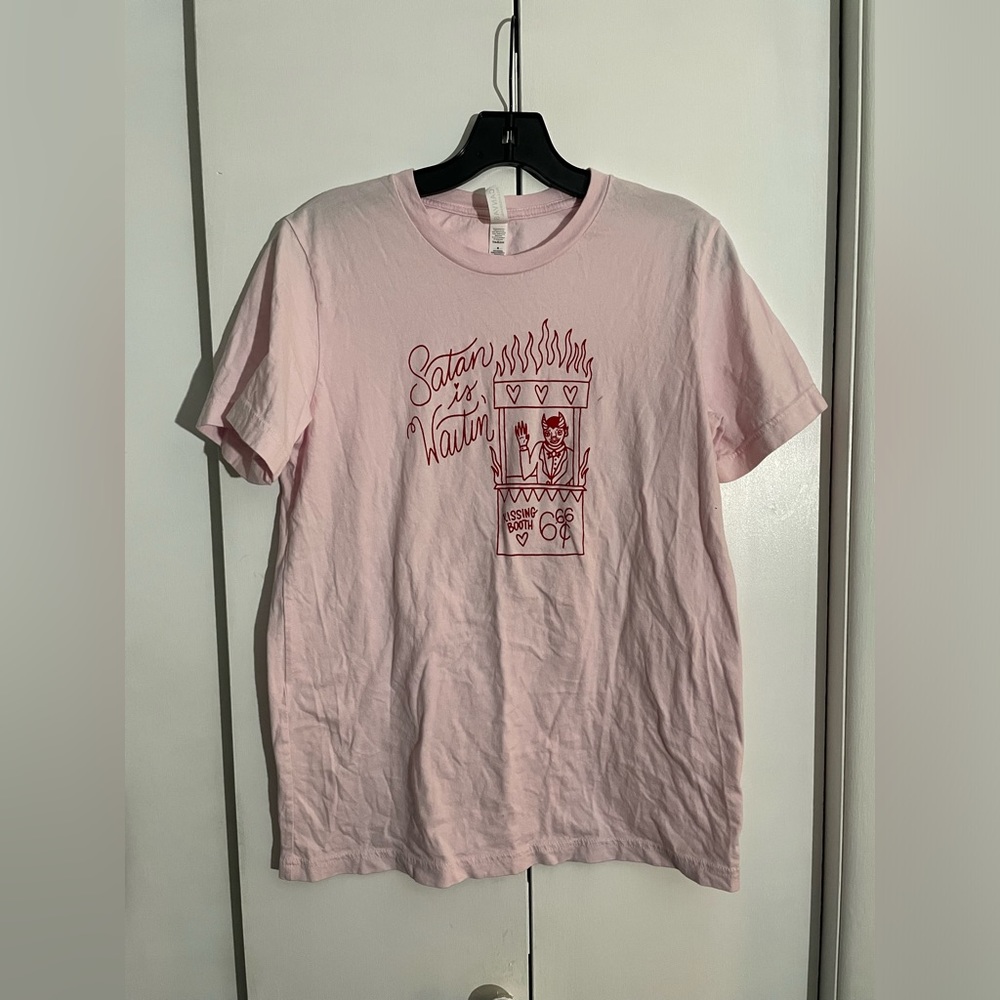 Valentine’s Day satan is waiting t-shirt